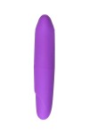 Фиолетовый мини-вибратор с вытянутым кончиком - 12,5 см. фото 2 — pink-kiss