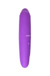 Фиолетовый мини-вибратор с вытянутым кончиком - 12,5 см. фото 3 — pink-kiss
