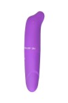 Фиолетовый мини-вибратор с вытянутым кончиком - 12,5 см. фото 6 — pink-kiss