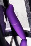 Фиолетовый мини-вибратор с вытянутым кончиком - 12,5 см. фото 11 — pink-kiss
