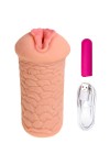 Реалистичный мастурбатор-вагина Elegance.003 с вибрацией фото 7 — pink-kiss