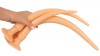 Набор из 3 телесных удлиненных анальных пробок Super Long Flexible Butt Plug Set фото 3 — pink-kiss