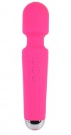 Розовый жезловый вибратор Wacko Touch Massager - 20,3 см. фото 1 — pink-kiss