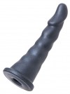 Черная насадка для страпона Axel - 17,5 см. фото 1 — pink-kiss