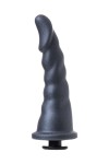 Черная насадка для страпона Axel - 17,5 см. фото 2 — pink-kiss