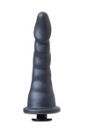 Черная насадка для страпона Axel - 17,5 см. фото 3 — pink-kiss