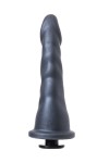 Черная насадка для страпона Axel - 17,5 см. фото 4 — pink-kiss