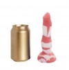 Красно-белый фаллоимитатор "Лис Mini" - 17 см. фото 2 — pink-kiss