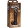 Коричневый фаллоимитатор The Realistic Cock 8” with Removable Vac-U-Lock Suction Cup - 20,57 см. фото 2 — pink-kiss
