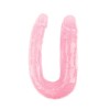 Розовый U-образный фаллоимитатор 13 Inch Dildo - 17 см. фото 1 — pink-kiss