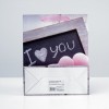 Подарочный пакет "I love you" - 32 х 26 см. фото 2 — pink-kiss