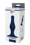 Синяя анальная пробка SILICONE PLUG LARGE - 15,6 см. фото 3 — pink-kiss