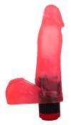 Розовый вибратор в форме розового фаллоса - 16,5 см. фото 1 — pink-kiss