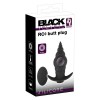 Черная анальная вибропробка RC Butt Plug - 9,6 см. фото 2 — pink-kiss