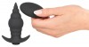 Черная анальная вибропробка RC Butt Plug - 9,6 см. фото 5 — pink-kiss