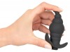 Черная анальная вибропробка RC Butt Plug - 9,6 см. фото 6 — pink-kiss