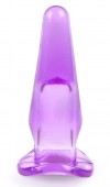 Фиолетовая анальная пробка - 8 см. фото 1 — pink-kiss