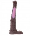 Коричневый фаллоимитатор мустанга - 42 см. фото 1 — pink-kiss
