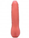 Телесный фаллоимитатор с утолщением внизу - 20,6 см. фото 2 — pink-kiss
