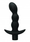 Чёрный анальный вибромассажёр Naughty - 14,5 см. фото 3 — pink-kiss