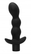 Чёрный анальный вибромассажёр Naughty - 14,5 см. фото 4 — pink-kiss