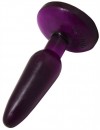 Фиолетовая анальная пробка HONEY DOLLS - 16 см. фото 4 — pink-kiss