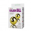 Золотистые шарики с вибрацией Goden Balls фото 6 — pink-kiss