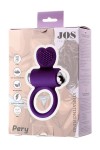 Фиолетовое виброкольцо с ресничками JOS PERY фото 8 — pink-kiss
