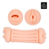Двусторонний мастурбатор - ротик и вагина фото 1 — pink-kiss