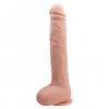Телесный фаллоимитатор-гигант на присоске Dick - 27 см. фото 1 — pink-kiss
