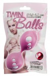 Розовые вагинальные шарики Twin Balls фото 2 — pink-kiss