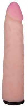 Телесная насадка на Harness с коннектором GREEN LINE - 17,5 см. фото 1 — pink-kiss