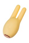 Желтый клиторальный стимулятор с ушками Mr. Bunny фото 6 — pink-kiss