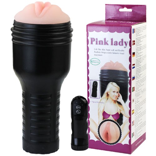 Мастурбатор-вагина с 4 уровнями вибрации и выносным пультом фото 1 — pink-kiss