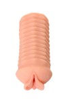 Телесный реалистичный мастурбатор-вагина Elegance.006 с вибрацией фото 4 — pink-kiss