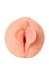 Телесный реалистичный мастурбатор-вагина Elegance.006 с вибрацией фото 5 — pink-kiss