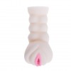 Рифленый мастурбатор-вагина из реалистичного материала фото 2 — pink-kiss