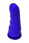 Фиолетовый силиконовый страпон - 14,5 см. фото 6 — pink-kiss