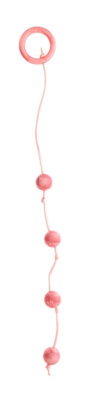 Розовые перламутровые анальные шарики фото 1 — pink-kiss