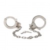 Металлические наручники с 2 ключами Chrome Hand Cuffs фото 1 — pink-kiss