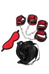 Красно-черный бондажный набор Anonymo фото 5 — pink-kiss