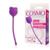 Фиолетовый вагинальный шарик с ушками Cosmo фото 2 — pink-kiss