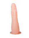Двойной фаллоимитатор с шипами для массажа клитора - 17 см. фото 3 — pink-kiss