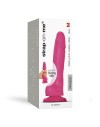 Розовый фаллоимитатор Strap-On-Me Sliding Skin Realistic Dildo size M фото 3 — pink-kiss