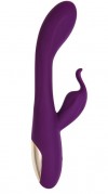 Фиолетовый вибратор-кролик G-Spotter - 19,5 см. фото 1 — pink-kiss