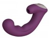 Фиолетовый вибратор Phoenix с вакуумной стимуляцией клитора - 18 см. фото 1 — pink-kiss