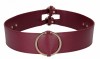 Бордовый ремень Halo Waist Belt - размер L-XL фото 1 — pink-kiss