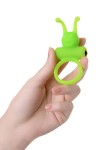 Зеленое эрекционное виброкольцо на пенис Cock Ring фото 4 — pink-kiss