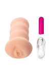 Мастурбатор-вагина Virgin с вибрацией фото 6 — pink-kiss