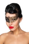 Золотистая карнавальная маска "Хассалех" фото 1 — pink-kiss